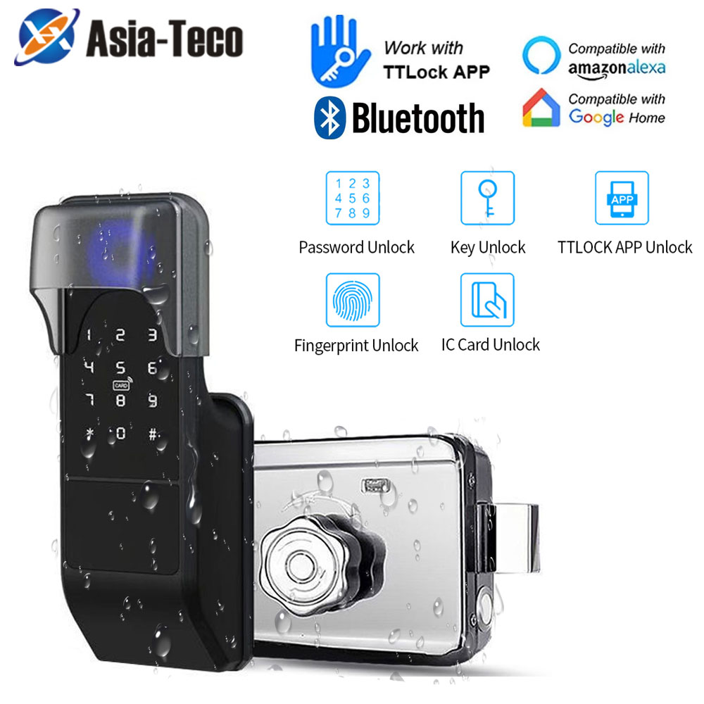 IP65 tahan air TTLock sidik ja - Glass Door Hinge ulasan dan harga