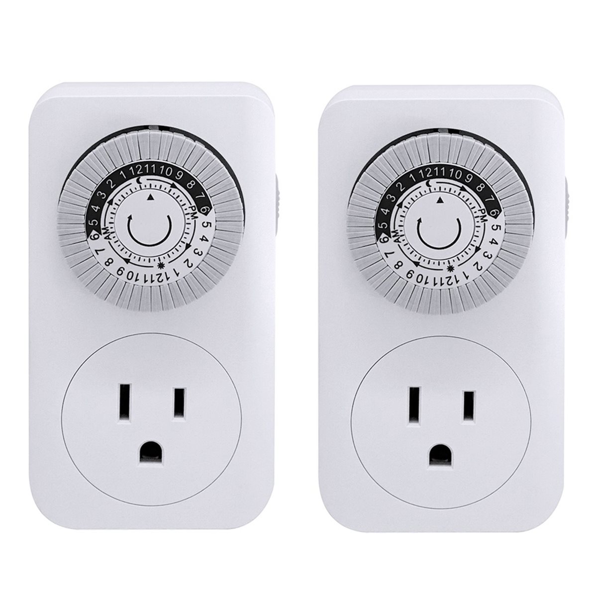N86R Timer Mekanis Mini Dalam  - Timer Dual Outlet ulasan dan harga