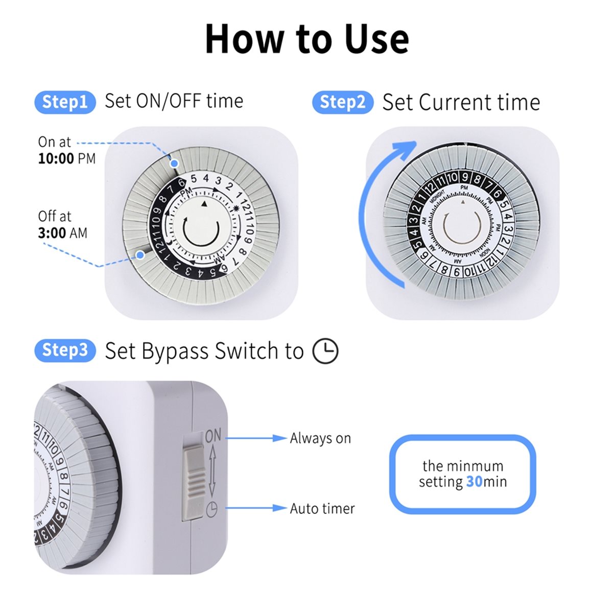 N86R Timer Mekanis Mini Dalam  - Timer Dual Outlet ulasan dan harga
