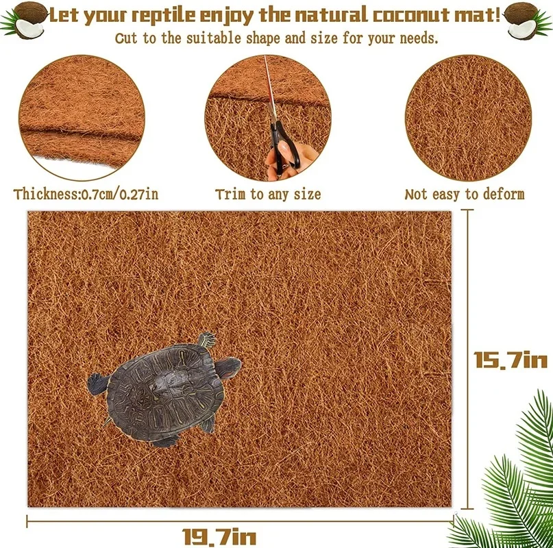 Karpet Reptil Alami Serat Kela - Substrate Coconut Fiber ulasan dan harga