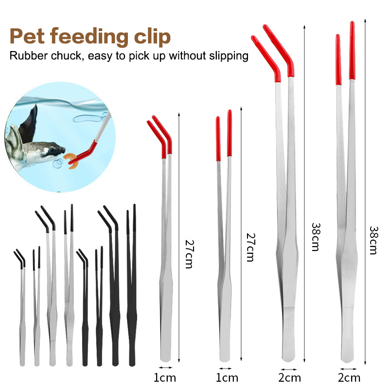 Penjepit Makanan Reptil Baja T - Feeding Tong Stainless ulasan dan harga